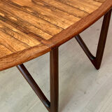 Danish rosewood dining table by Kurt Østervig 1960s