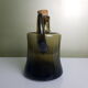 Thick handmade blown glass pitcher