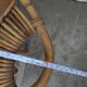 Table basse rotin et verre