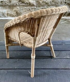 Children's rattan armchair