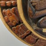 Sculpture bois Calendrier maya