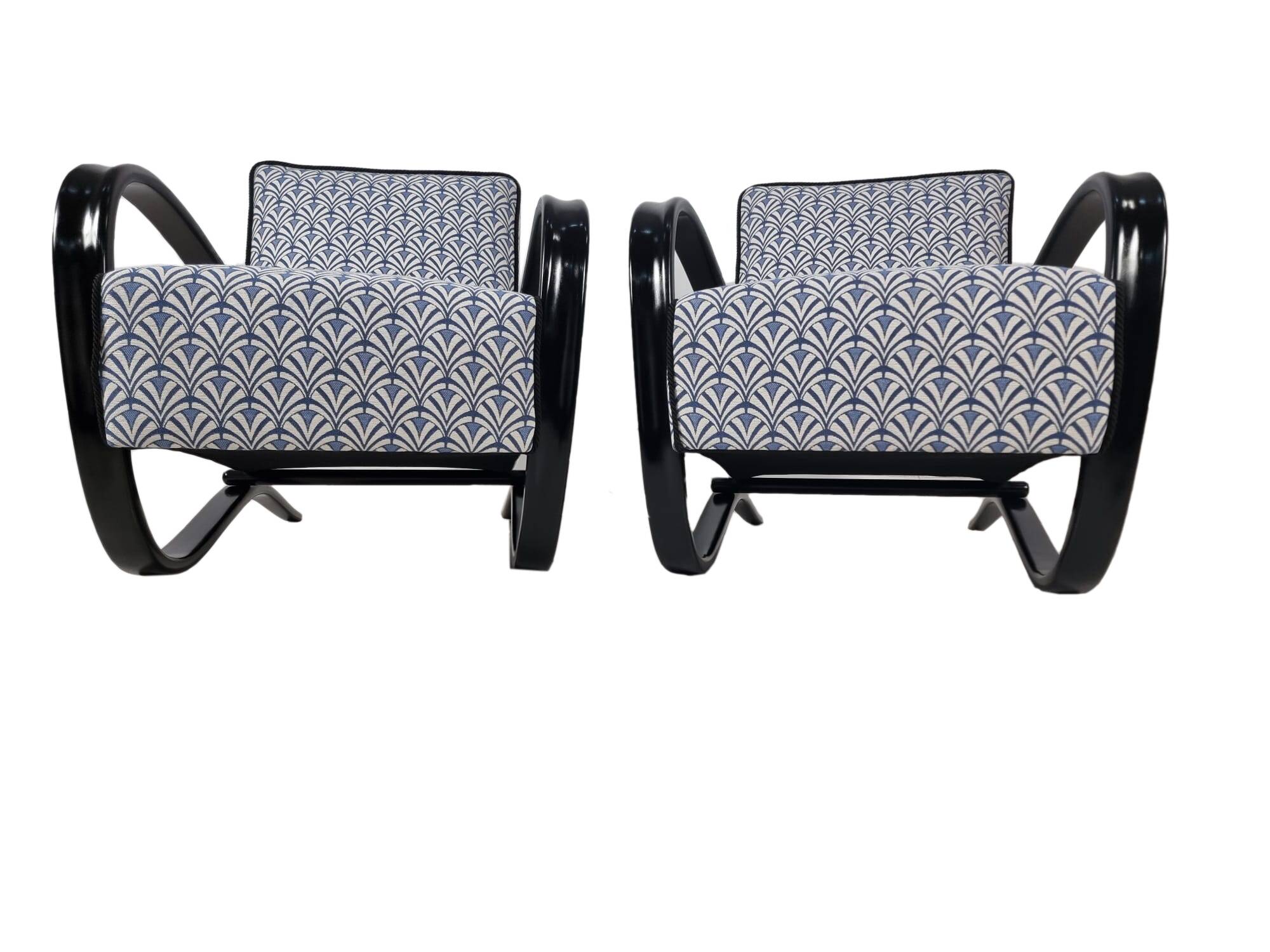 H 269 Armchairs by Jindřich Halabala for Up Závody, 1940s, Set of 2