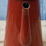 Brown enamelled coffee maker
