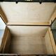 Late 19th Century Oak Banded Storage Travel Trunk / Chest