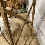 old wooden step stool