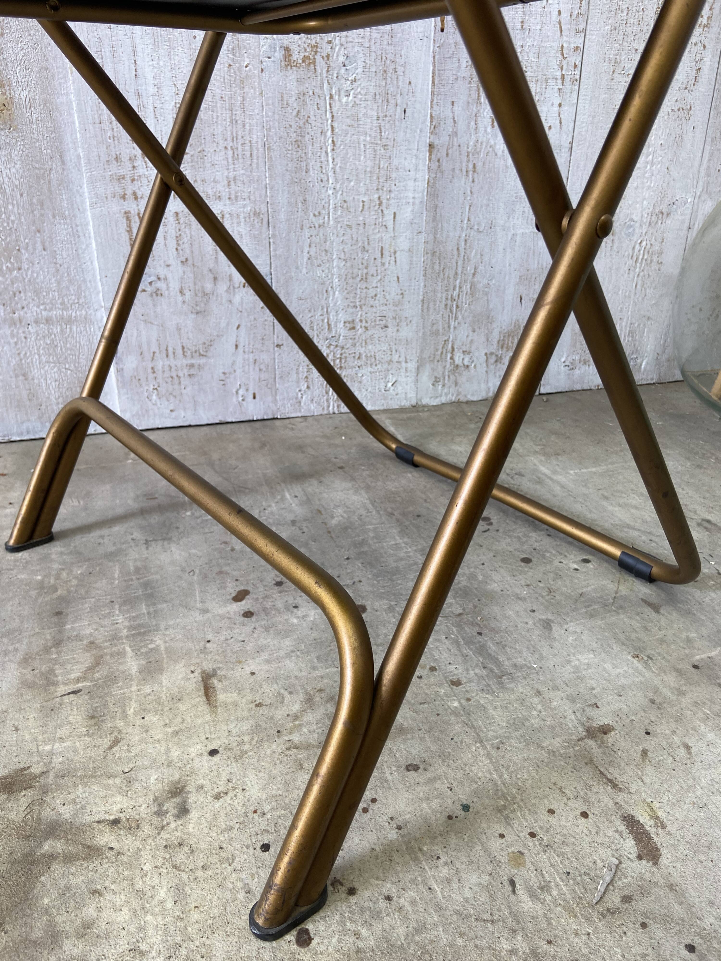 Paire de chaises pliantes vintage