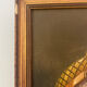 Portrait huile sur bois