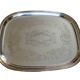 Rectangular silver-plated tray Saint-Hilaire