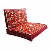 Red Bohemian Majlis Sofa