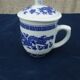 Tasse à thé  en porcelaine chinoise  motif dragon H 14 cm