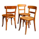 3 chaises bistrot Thonet années 40