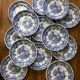 Ensemble de 13 assiettes plates Lunéville KG