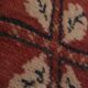 Vintage Turkish handmade rug 142x207 cm