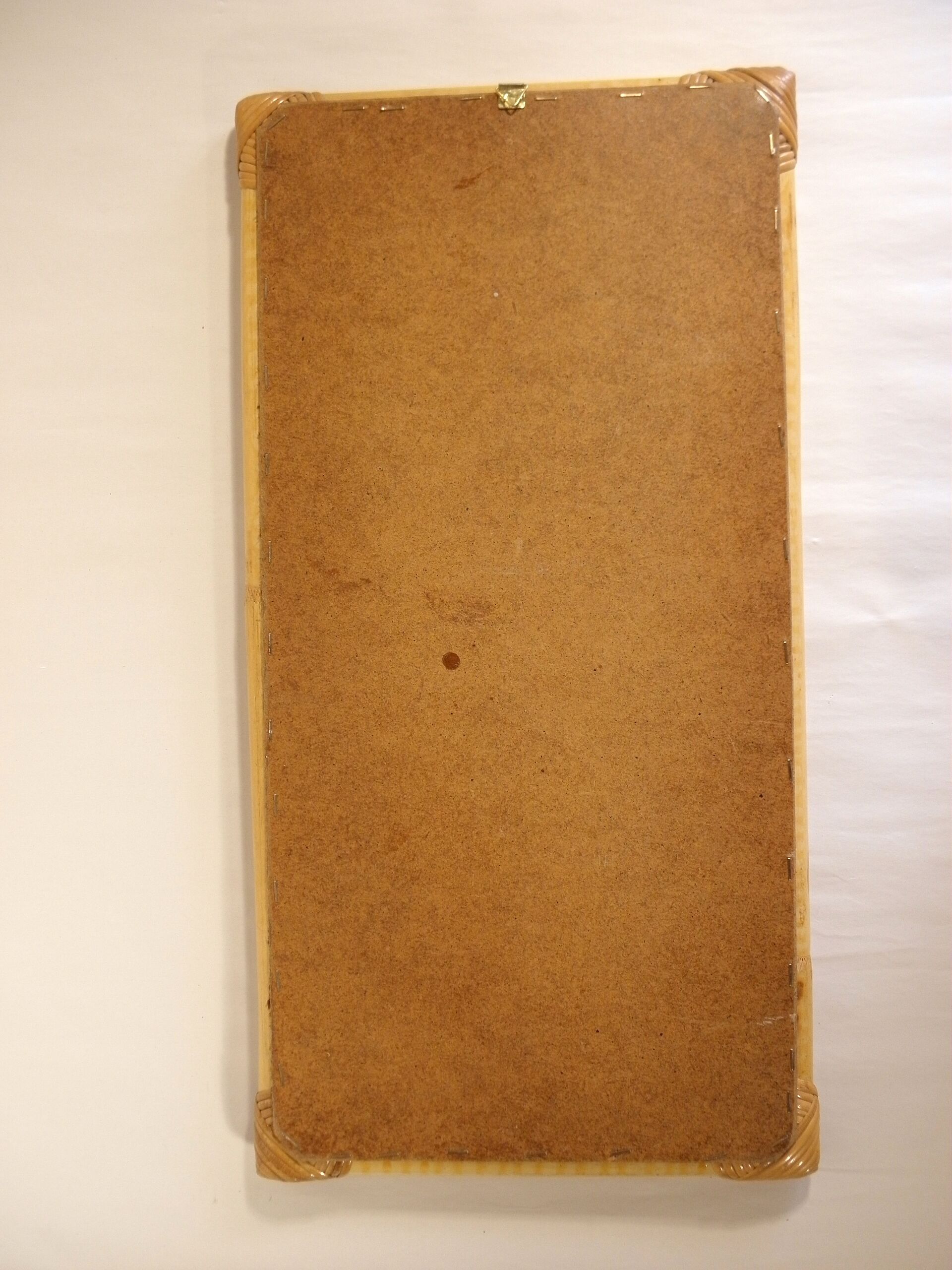 Rattan frame mirror 61 x 31 cm