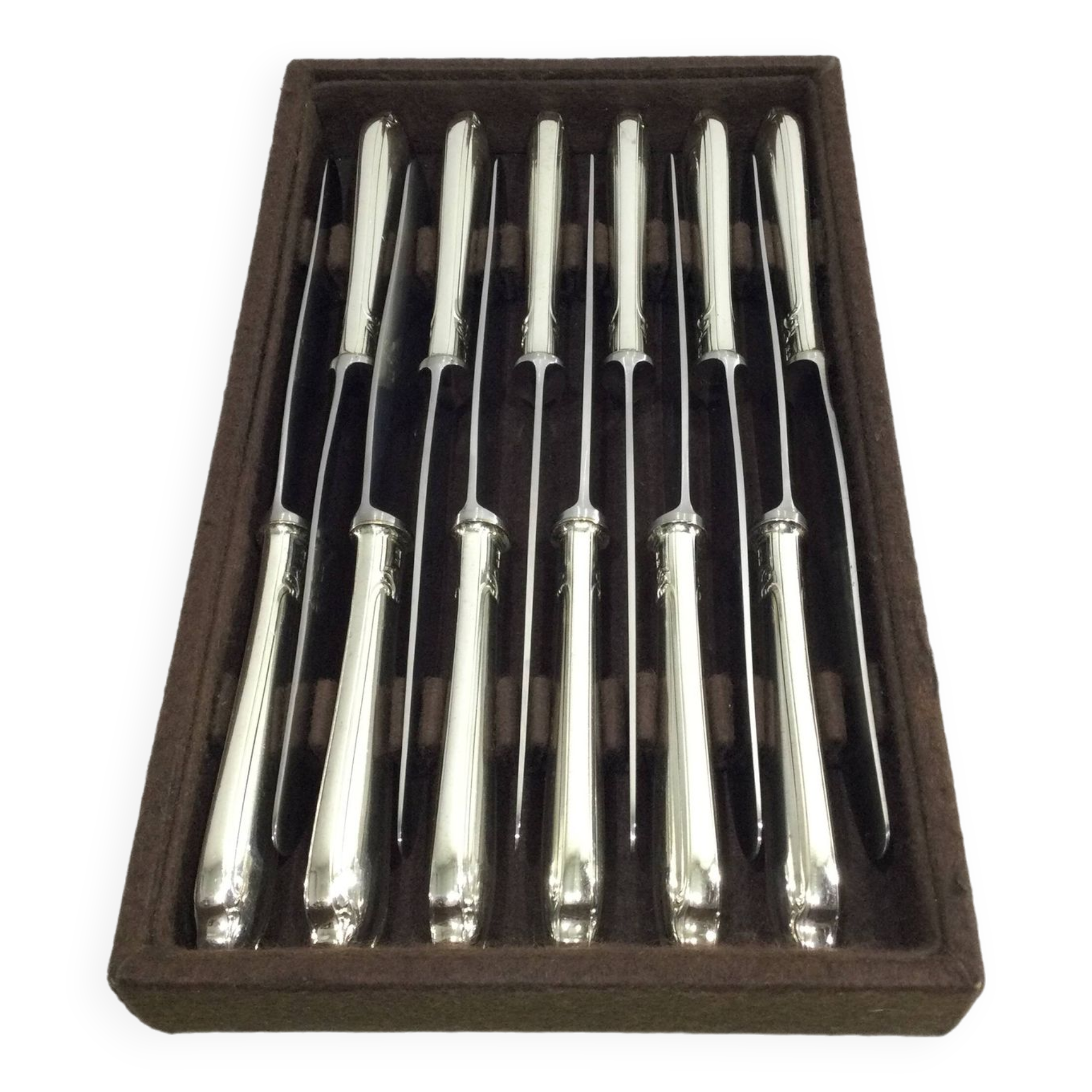 Christofle - Alfenide Silver Metal Knives
