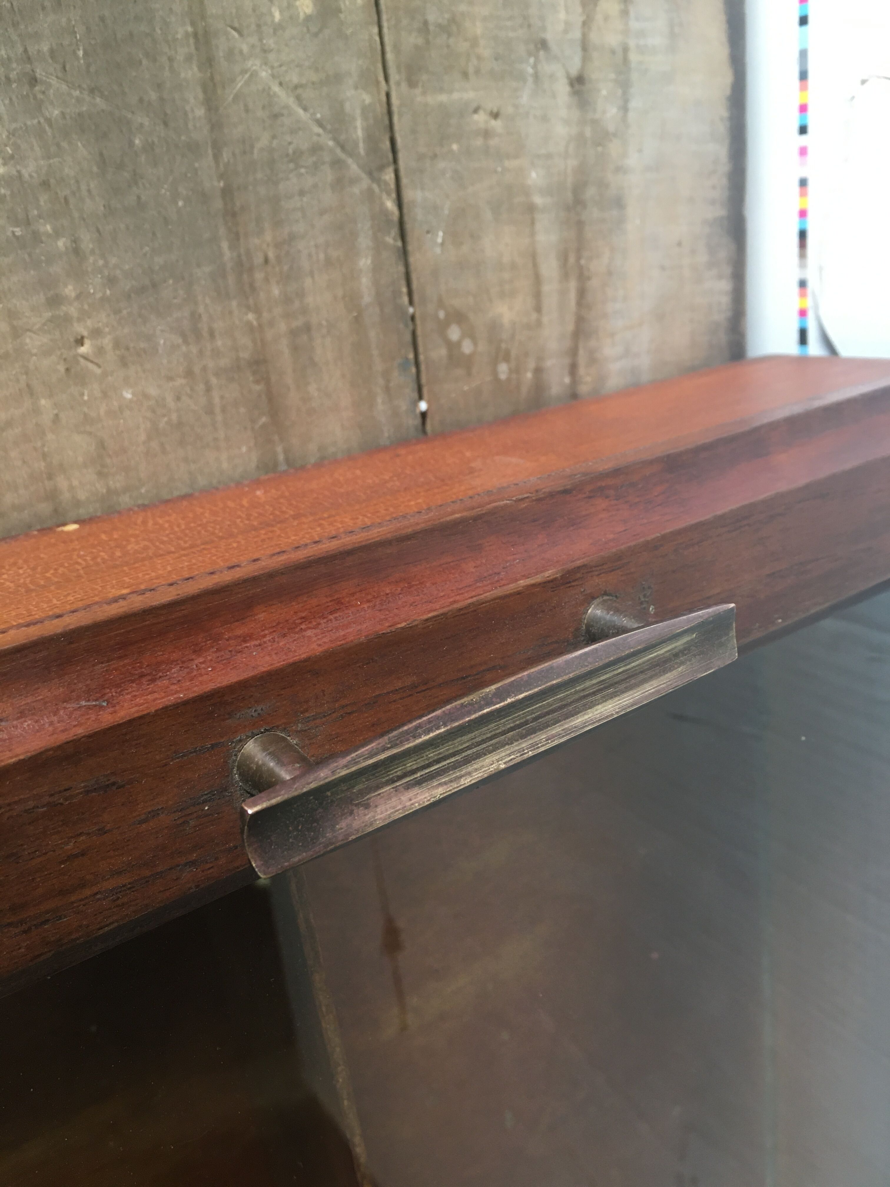 Small shop window oak 50s