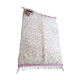 Berber carpet Blessed Ouarain with pink dots fushia and white