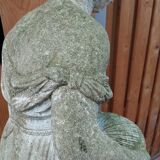 Reconstructed stone garden statue