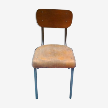 Adult-sized vintage school chair