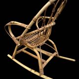 Provencal children's rocking chair from the 50s