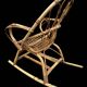 Provencal children's rocking chair from the 50s