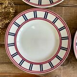 4 assiettes Moulin des Loups « Basque »