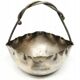 Basket sugar bowl Secession, silver-plated brass, early 20th century