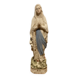 Statue of Our Lady of Lourdes in porcelain