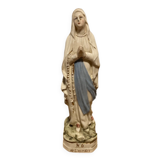 Statue of Our Lady of Lourdes in porcelain