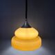 Suspension Mid-Century Space Age - vintage beige luminaire