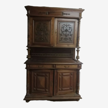 Buffet de style Henri II 2 corps