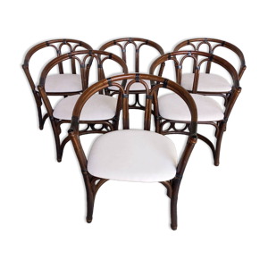 ensemble de six chaises
