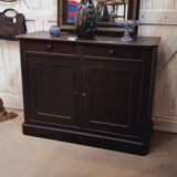 Antique black sideboard