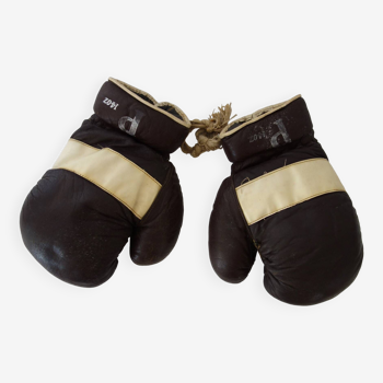 Pair of vintage boxing gloves