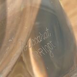 Stylized crystal vase signed Baccarat