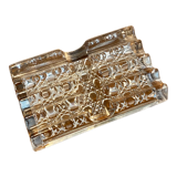 Glass fountain holders or pen holders from the 50s