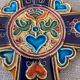 Celtic cross Jc Taburet in Quimper ceramic