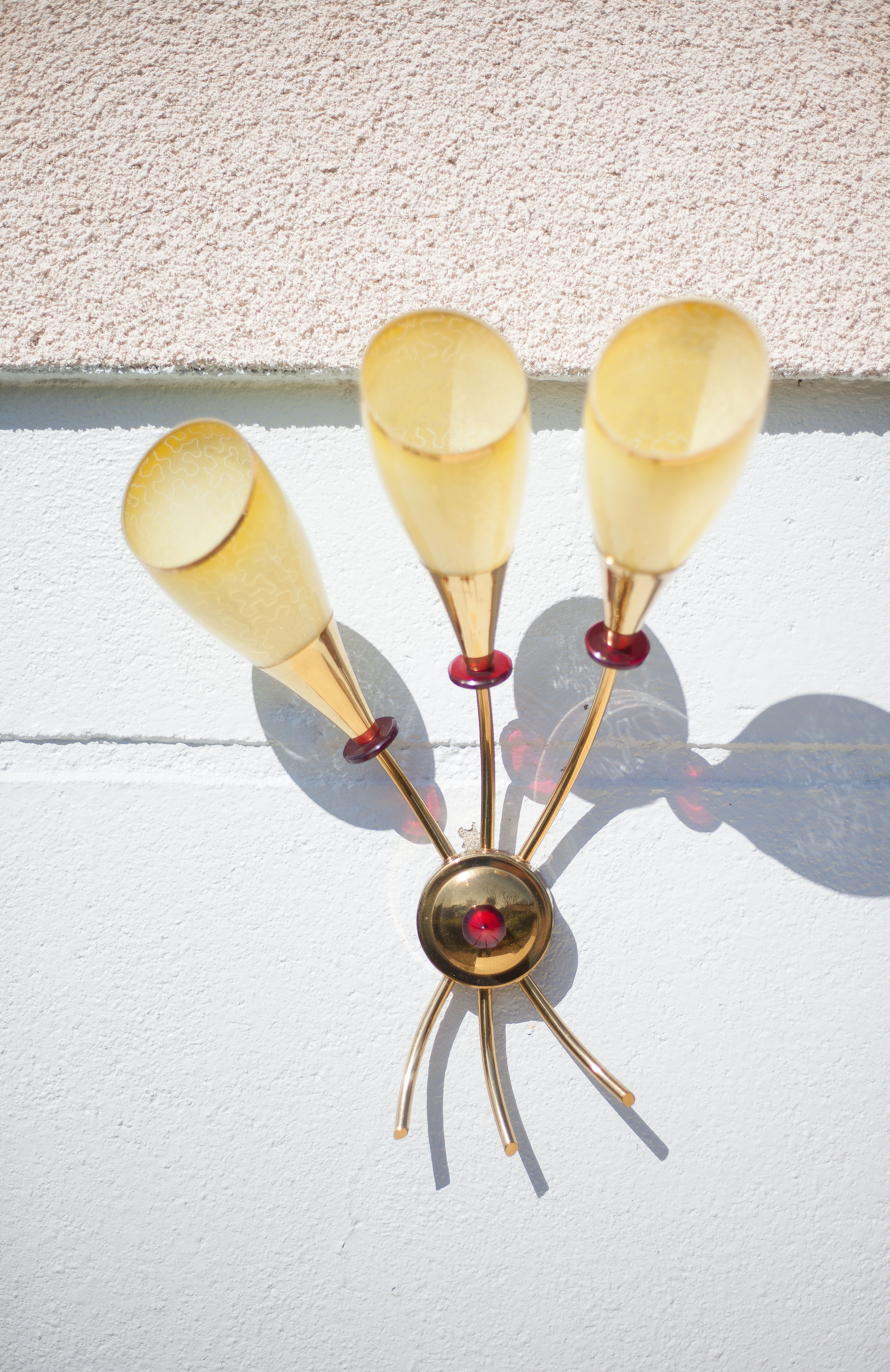 Lunel house, 3-burner wall lamp