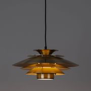 Danish vintage Verona pendant lamp by Kurt Wiborg, Jeka, 1980s