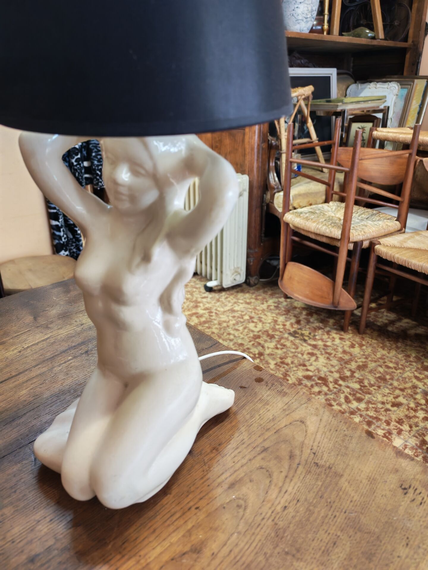 Art Deco style ceramic lamp