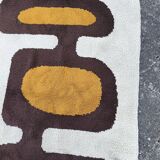 wool Pop Art carpet from the 70s