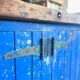 Old large workbench with original patina