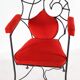 Fauteuil en fer « hippocampe »