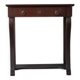 Restoration style console, furniture with 1 vintage drawer, decor.