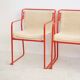 4 stackable chairs Gastone Rinaldi Thema Italy