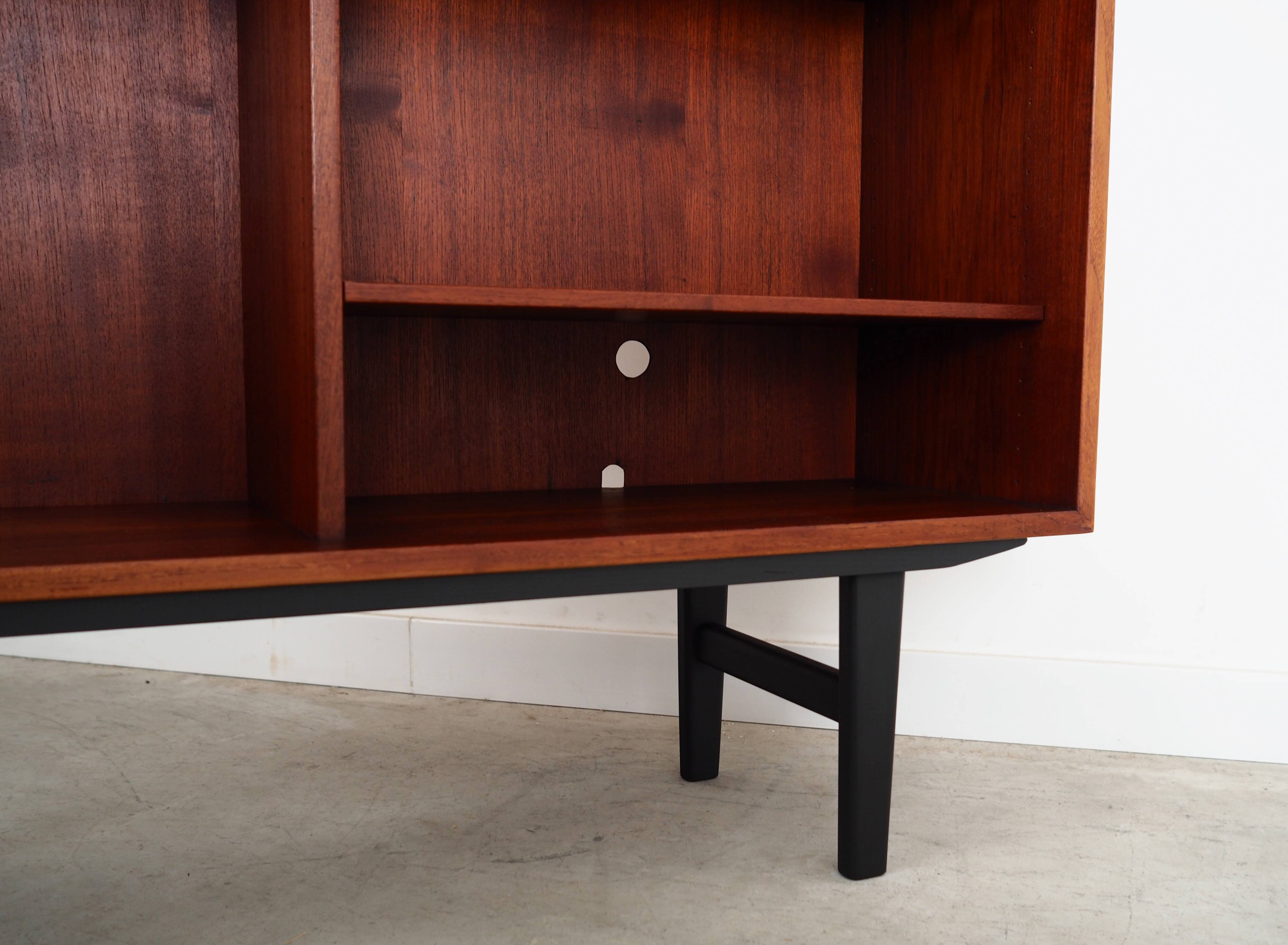 Bibliothèque en teck, design scandinave, années 1960, designer : Børge Mogensen, fabricant : AB Karl Andersson