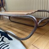Metal and wood sledge