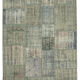 Handwoven Turkish Contemporary 176 cm x 246 cm Grey Patchwork Carpet