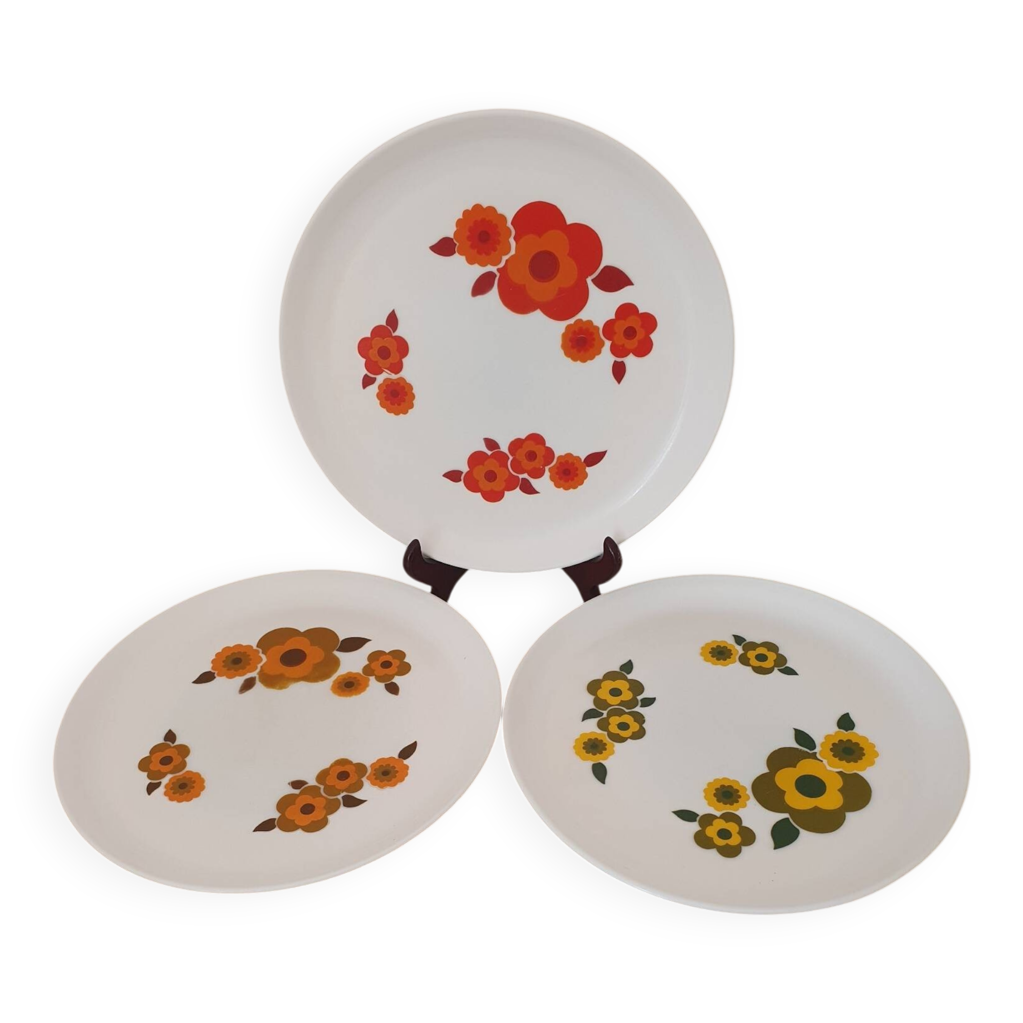3 flat plates Lotus by Arcopal