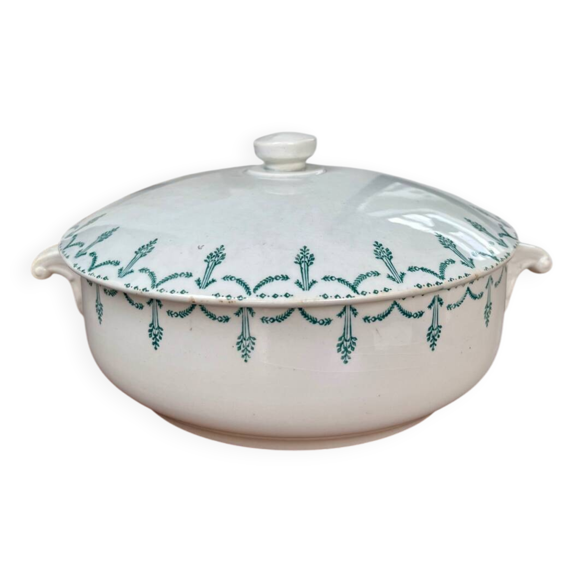 Vegetable dish with lid Gien – Terre de fer